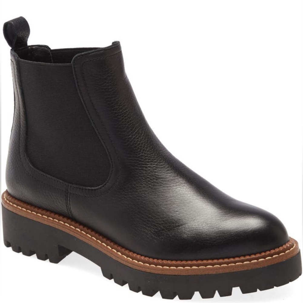 Caslon Miller Water Resistant Chelsea Boot, Size 7